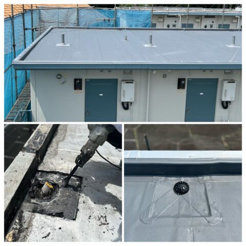 東京都八王子市　Kアパート　屋上改修工事